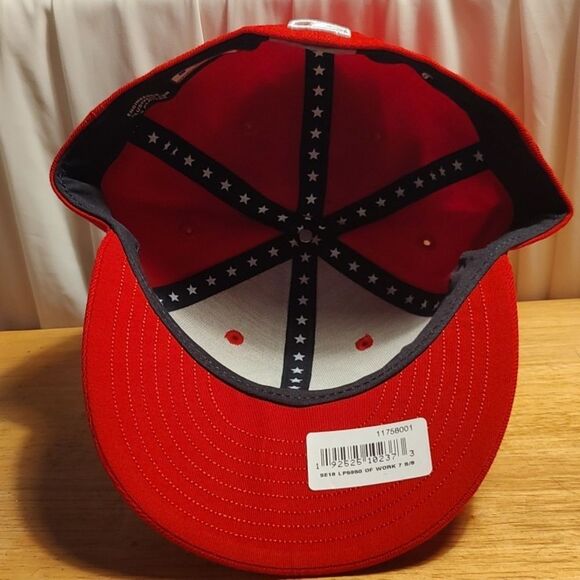 New Era ALL STAR GAME Pittsburgh Pirates Fitted 7 5/8 Red Hat - New - Picture 7 of 9
